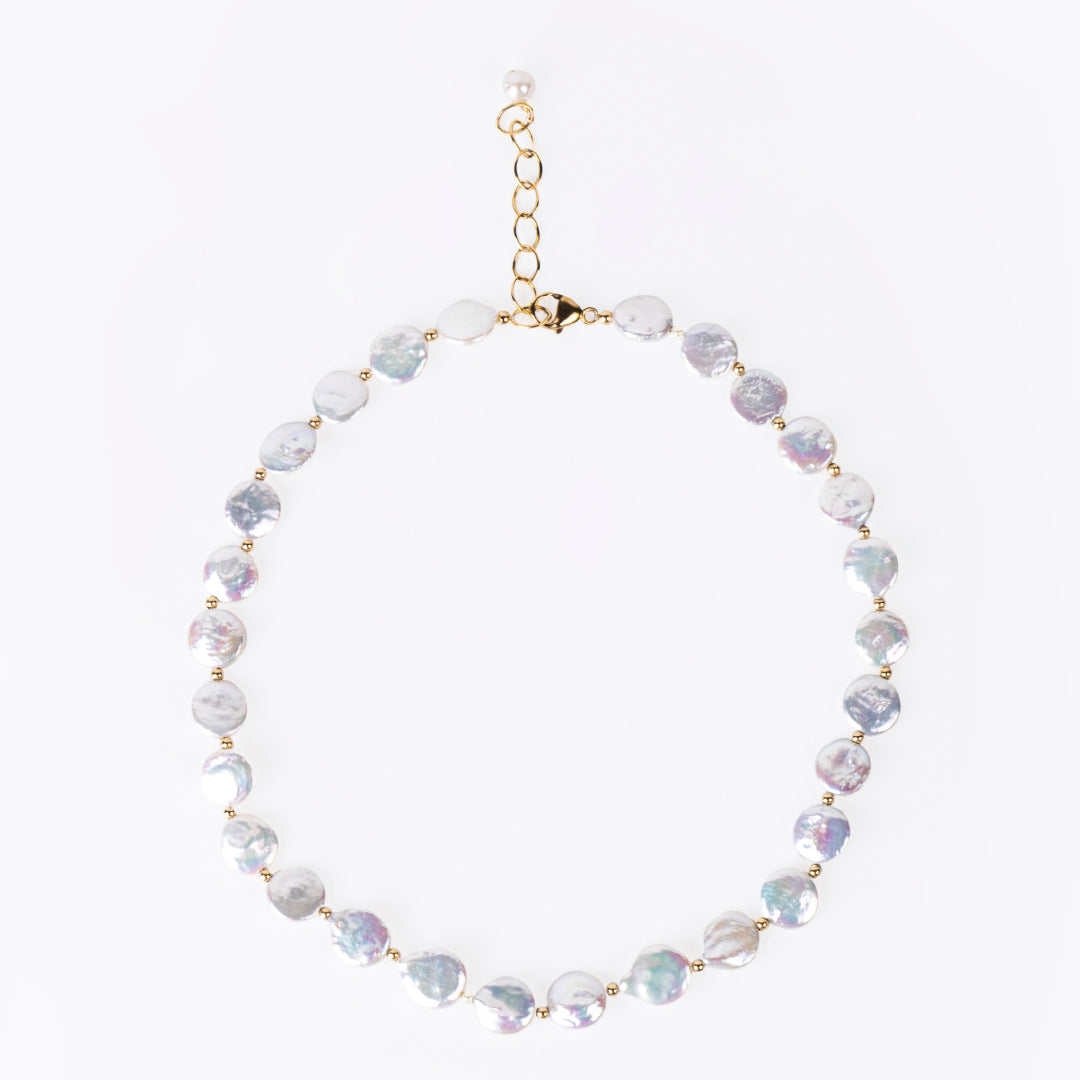 Flat Pearl Choker