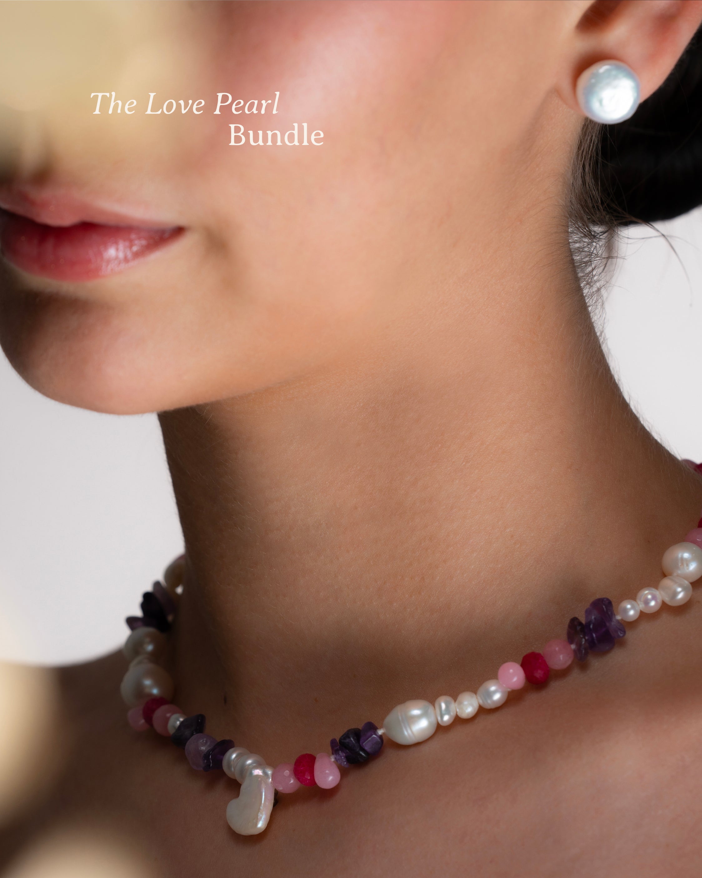 Bundle Love Pearl Necklace + Topos